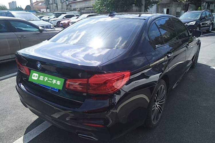 Used BMW 5 Series 2018 Restyled 530Li Leading Edition M Sport Package Rear Right 45 Deg