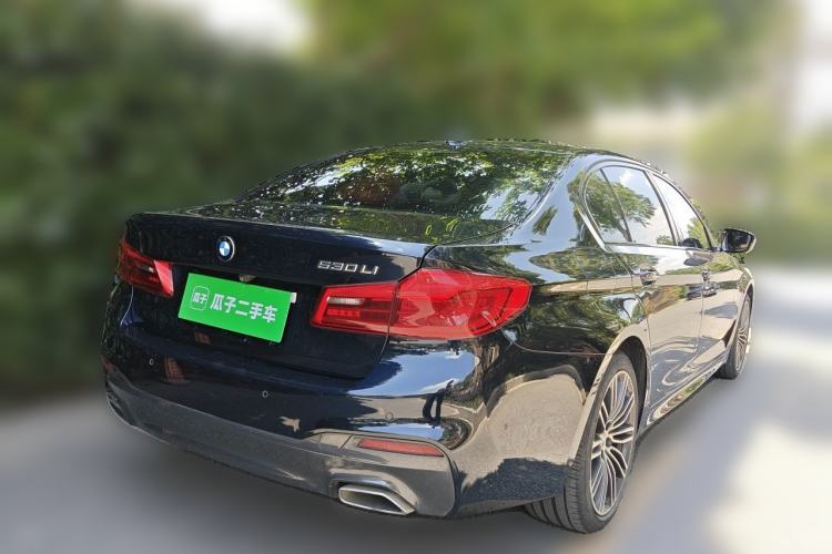 Used BMW 5 Series 2018 530Li Leading Model M Sport Package Rear Right 45 Deg