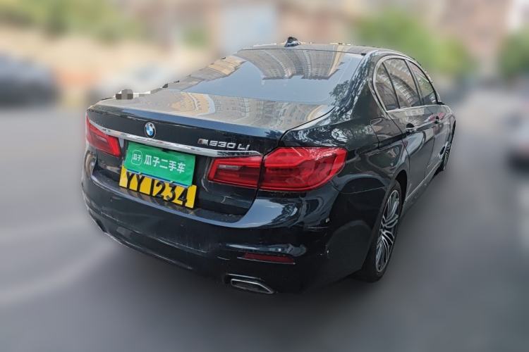 Used BMW 5 Series 2018 Restyled 530Li Leading Edition M Sport Package Rear Right 45 Deg