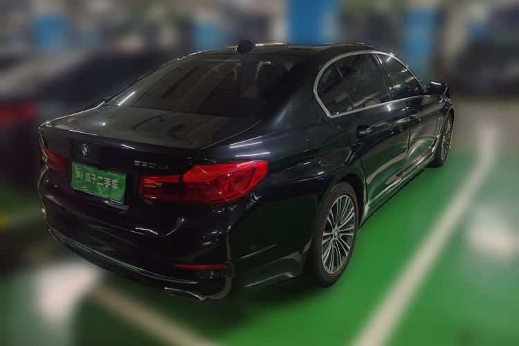 Used BMW 5 Series 2018 Facelifted 530Li Luxury Edition Premium Package Rear Right 45 Deg