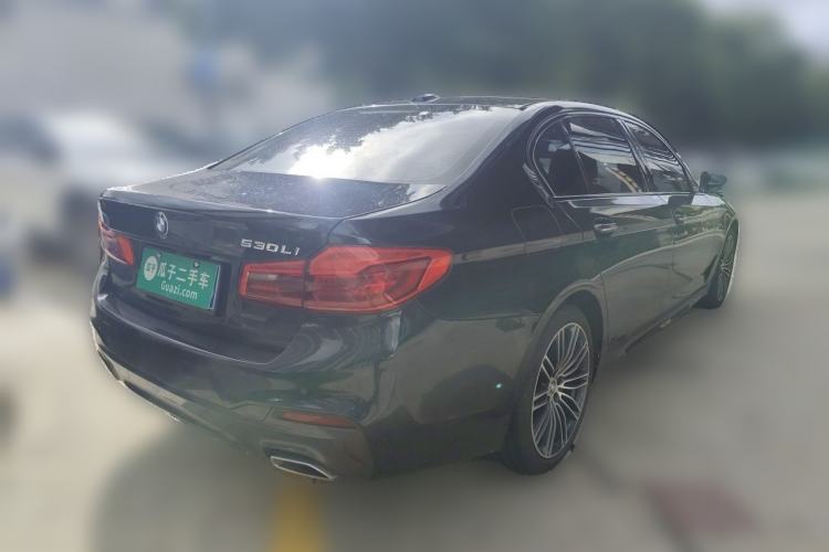 Used BMW 5 Series 2018 530Li Luxury Edition M Sport Package Rear Right 45 Deg