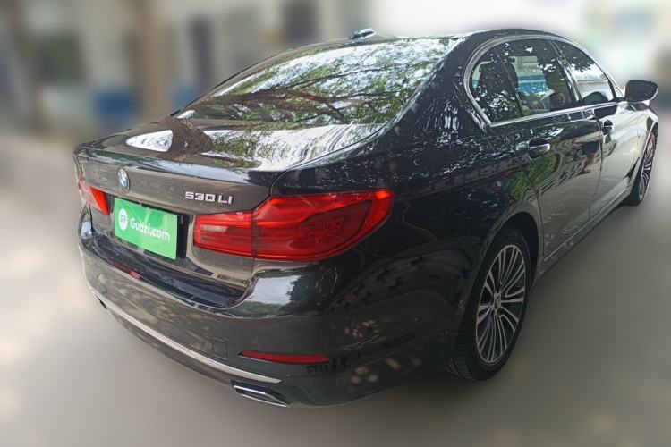 Used BMW 5 Series 2018 Facelifted 530Li Luxury Edition Premium Package Rear Right 45 Deg
