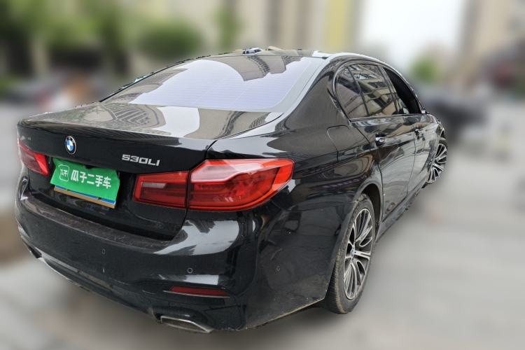 Used BMW 5 Series 2018 530Li Leading Model M Sport Package Rear Right 45 Deg