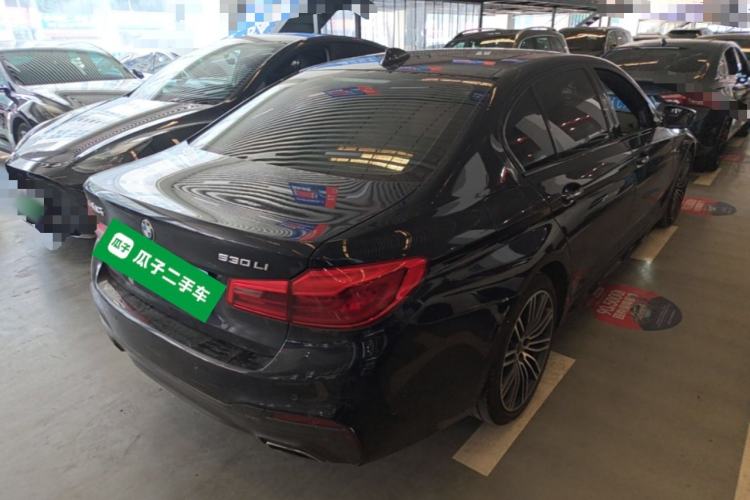 Used BMW 5 Series 2018 530Li Luxury Edition M Sport Package Rear Right 45 Deg
