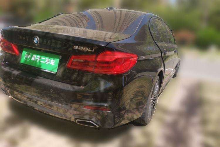 Used BMW 5 Series 2018 Restyled 530Li Leading Edition M Sport Package Rear Right 45 Deg