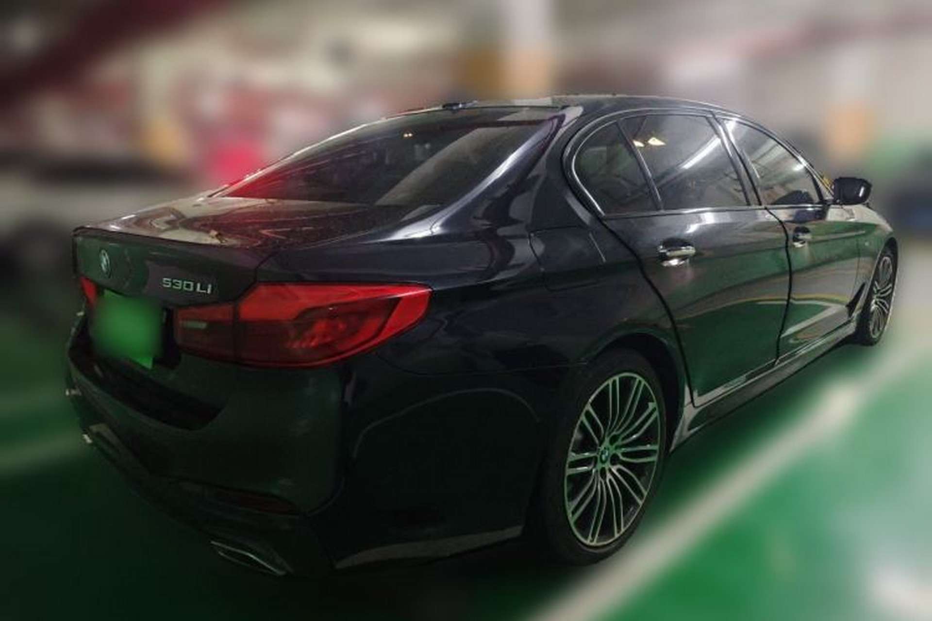 Used BMW 5 Series 2018 Restyled 530Li Luxury Edition M Sport Package Rear Right 45 Deg