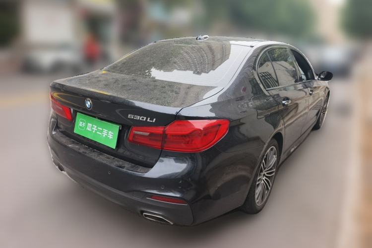 Used BMW 5 Series 2018 Restyled 530Li Luxury Edition M Sport Package Rear Right 45 Deg