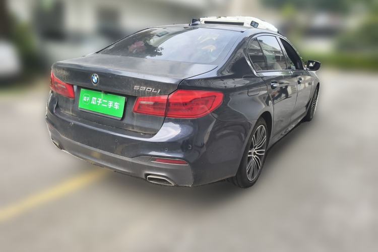 Used BMW 5 Series 2018 Restyled 530Li Luxury Edition M Sport Package Rear Right 45 Deg