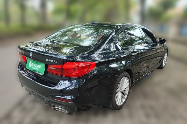 Used BMW 5 Series 2018 530Li Leading Model M Sport Package Rear Right 45 Deg
