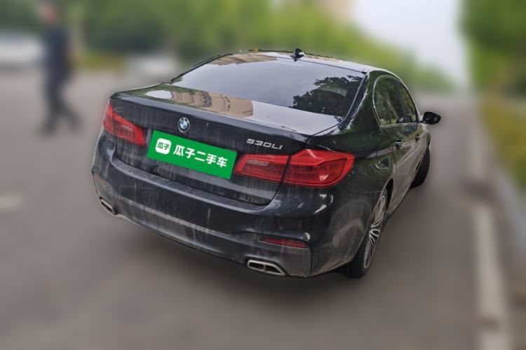 Used BMW 5 Series 2018 Restyled 530Li Leading Edition M Sport Package Rear Right 45 Deg