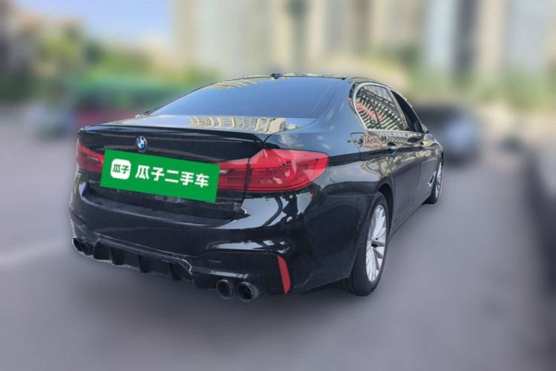 Used BMW 5 Series 2018 525Li Luxury Package Rear Right 45 Deg
