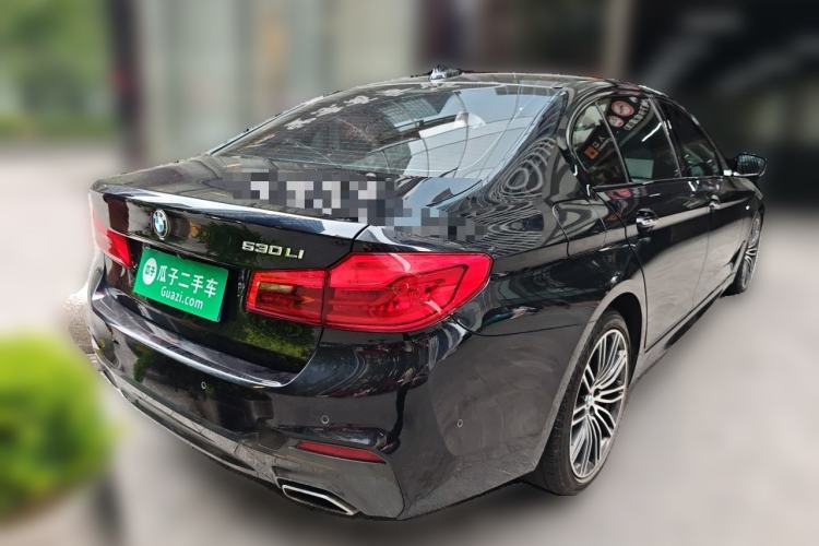 Used BMW 5 Series 2018 530Li Leading Model M Sport Package Rear Right 45 Deg