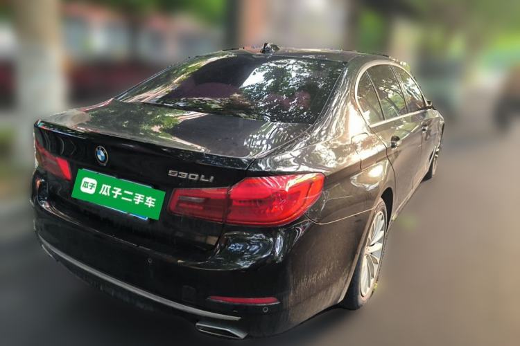 Used BMW 5 Series 2018 525Li Luxury Package Rear Right 45 Deg
