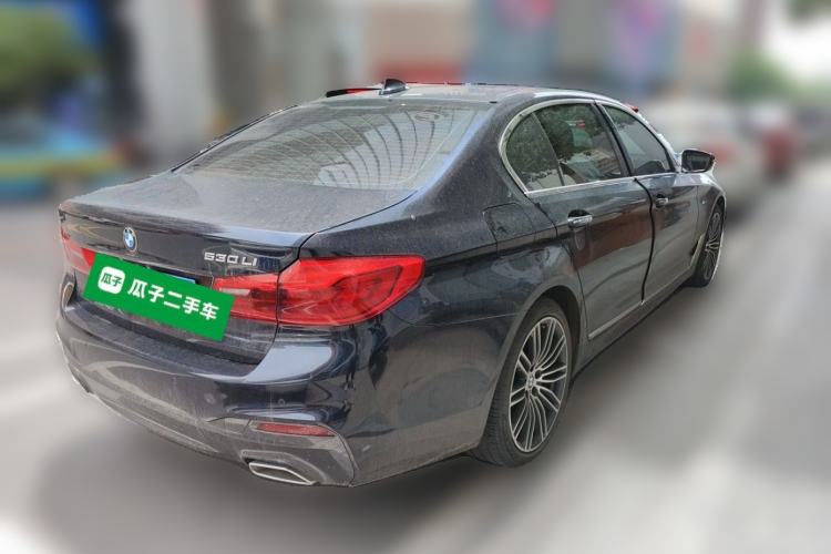 Used BMW 5 Series 2018 Restyled 530Li Luxury Edition M Sport Package Rear Right 45 Deg