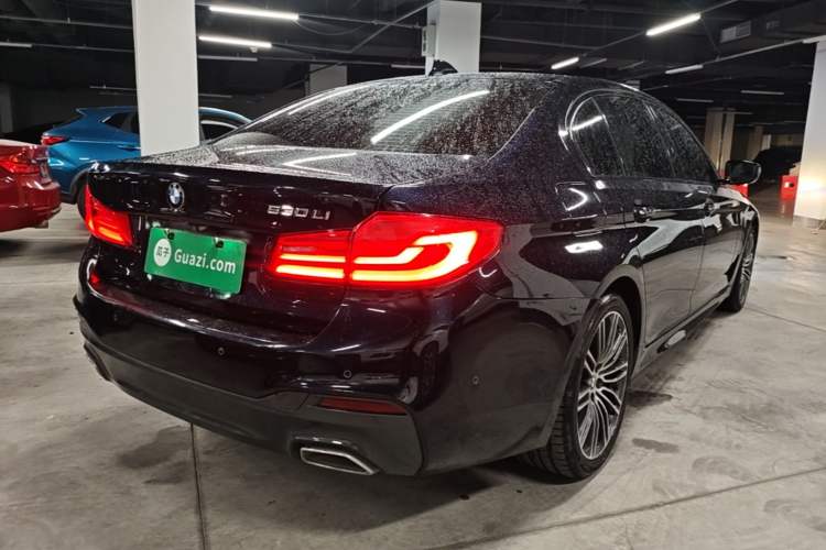 Used BMW 5 Series 2018 530Li Leading Model M Sport Package Rear Right 45 Deg