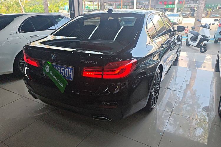 Used BMW 5 Series 2018 Restyled 530Li Luxury Edition M Sport Package Rear Right 45 Deg