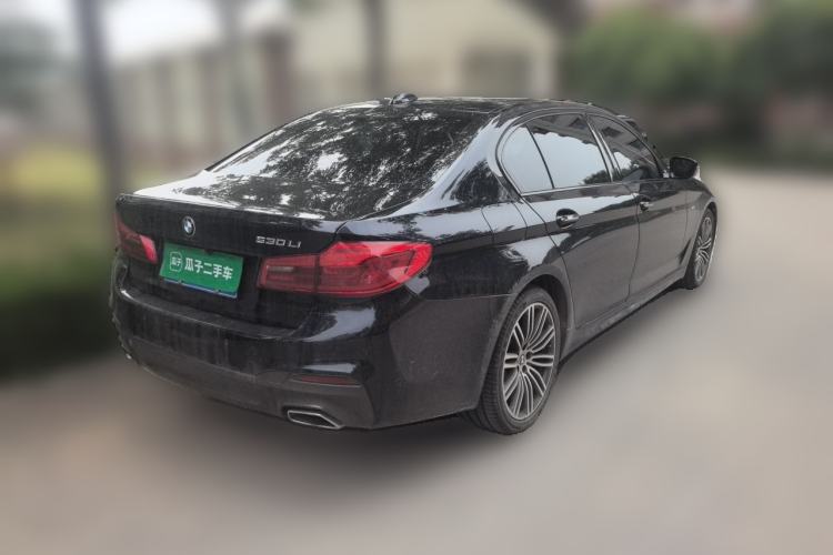 Used BMW 5 Series 2018 530Li Luxury Edition M Sport Package Rear Right 45 Deg