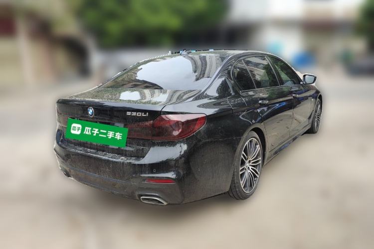 Used BMW 5 Series 2018 Restyled 530Li Leading Edition M Sport Package Rear Right 45 Deg