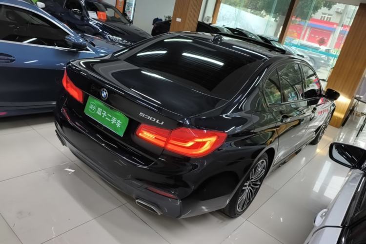 Used BMW 5 Series 2018 Restyled 530Li Leading Edition M Sport Package Rear Right 45 Deg