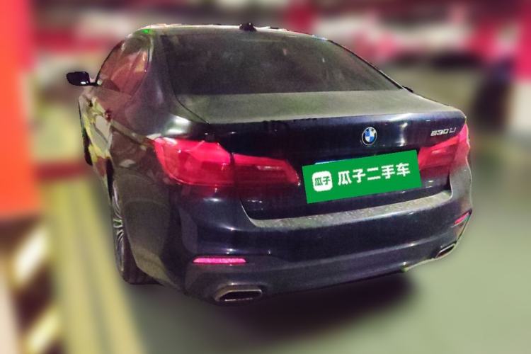 Used BMW 5 Series 2018 Restyled 530Li Leading Edition M Sport Package Rear Left 45 Deg