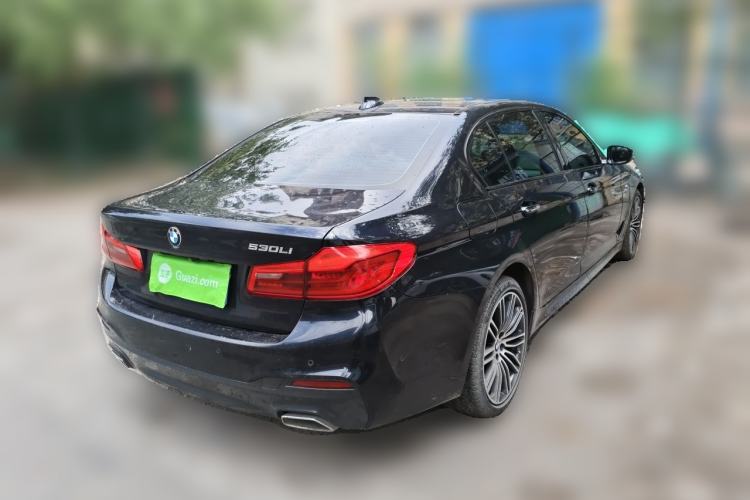 Used BMW 5 Series 2018 Restyled 530Li Leading Edition M Sport Package Rear Right 45 Deg