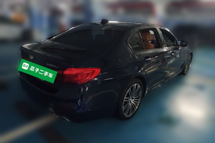 Used BMW 5 Series 2018 530Li Leading Model M Sport Package Rear Right 45 Deg
