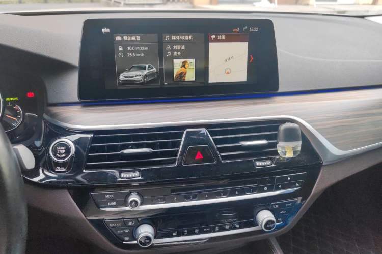 Used BMW 5 Series 2018 530Li xDrive Luxury Package Audio And AC Panel