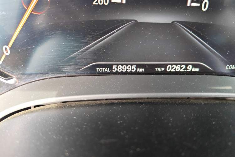 Used BMW 5 Series 2018 Revised Version 530Li Leading Edition Luxury Package Odometer Close Up