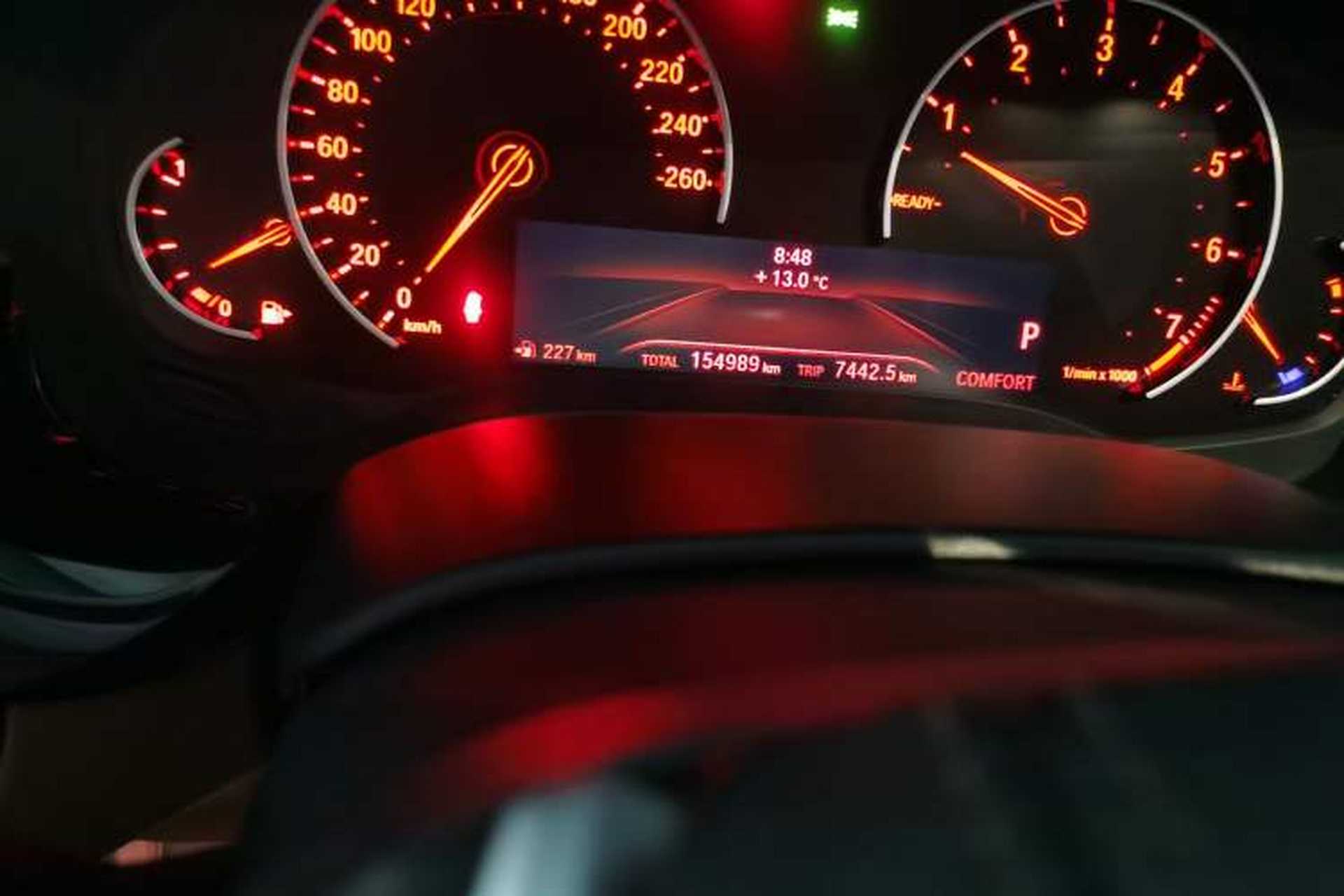 Used BMW 5 Series 2018 528Li Launch Special Edition Odometer Close Up