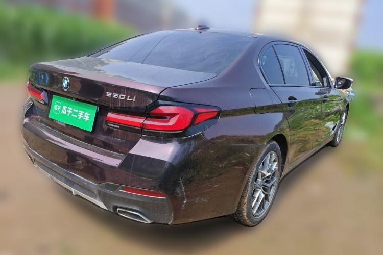 Used BMW 5 Series 2018 Revised Version 530Li Leading Edition Luxury Package Rear Right 45 Deg