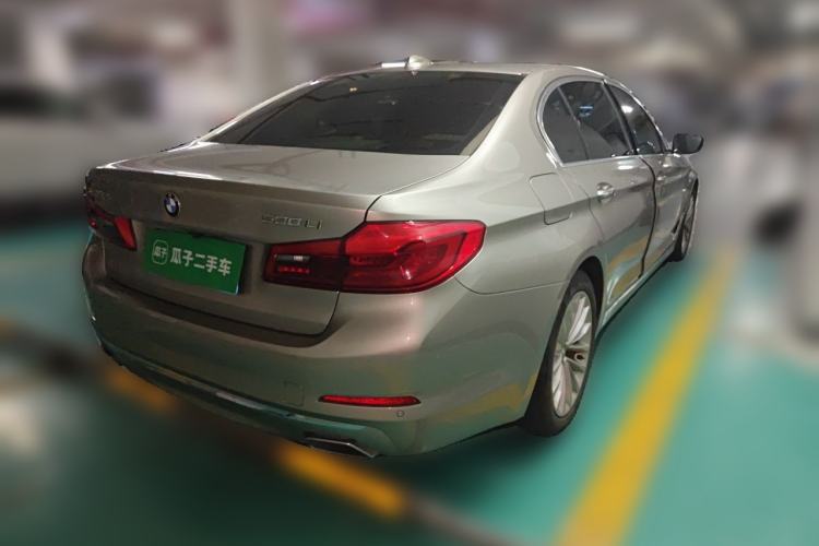 Used BMW 5 Series 2018 Revised Version 530Li Leading Edition Luxury Package Rear Right 45 Deg