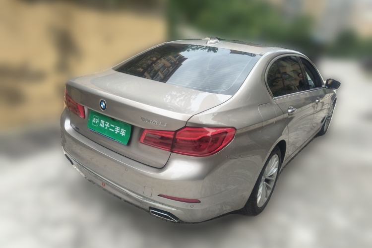 Used BMW 5 Series 2018 Facelifted 530Li xDrive Luxury Package Rear Right 45 Deg