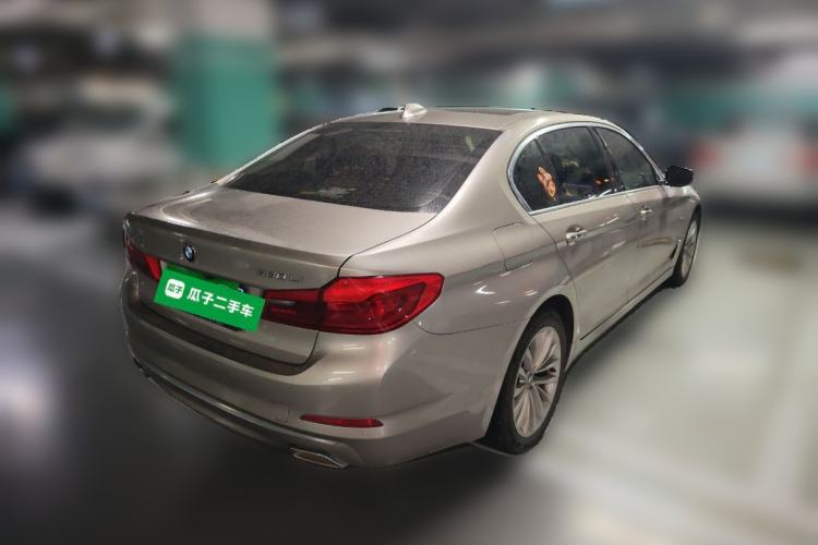 Used BMW 5 Series 2018 Revised Version 530Li Leading Edition Luxury Package Rear Right 45 Deg