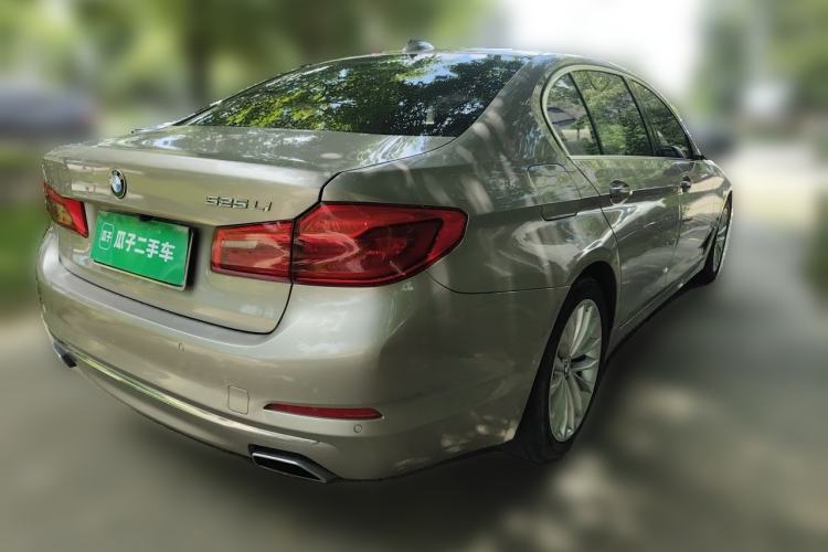 Used BMW 5 Series 2018 525Li Luxury Package Rear Right 45 Deg
