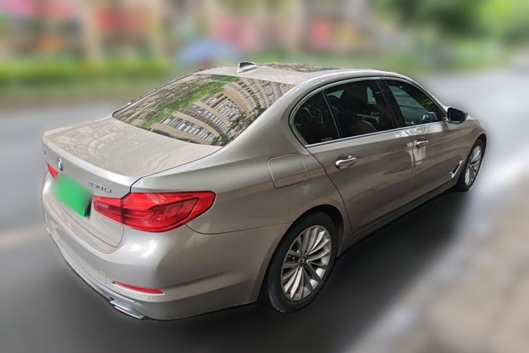 Used BMW 5 Series 2018 Revised Version 530Li Leading Edition Luxury Package Rear Right 45 Deg