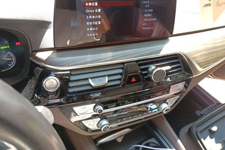 Used BMW 5 Series 2018 Revised Version 530Li Leading Edition Luxury Package Audio And AC Panel