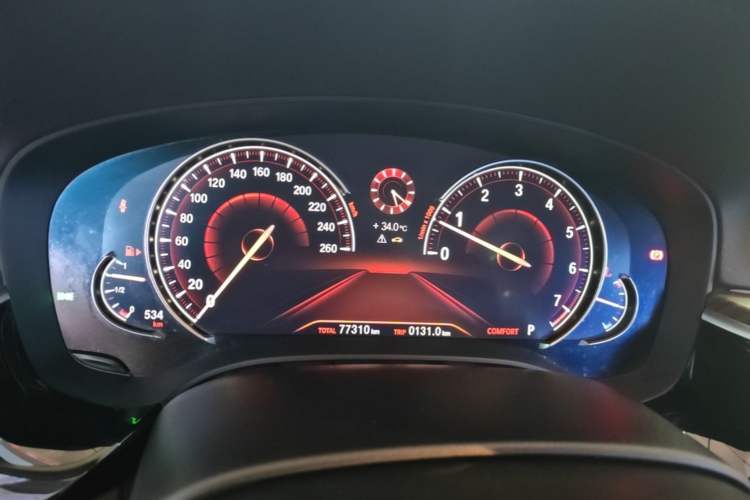 Used BMW 5 Series 2018 Facelifted 530Li Luxury Edition Premium Package Instrument Cluster