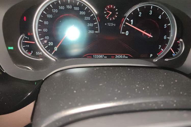 Used BMW 5 Series 2018 Facelifted 530Li Luxury Edition Premium Package Odometer Close Up