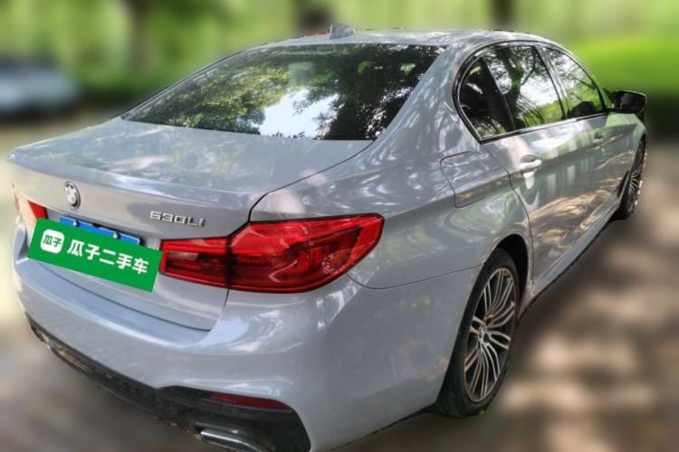Used BMW 5 Series 2018 530Li Leading Model M Sport Package Rear Right 45 Deg