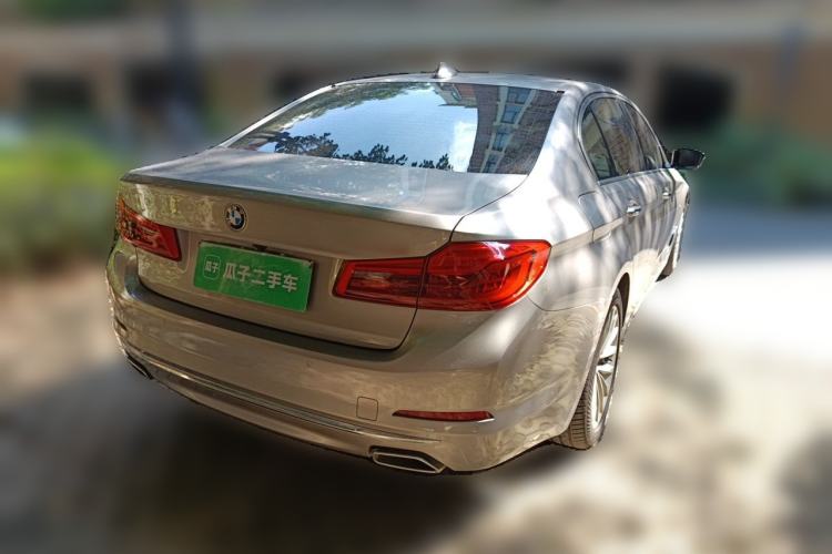 Used BMW 5 Series 2018 Revised Version 530Li Leading Edition Luxury Package Rear Right 45 Deg