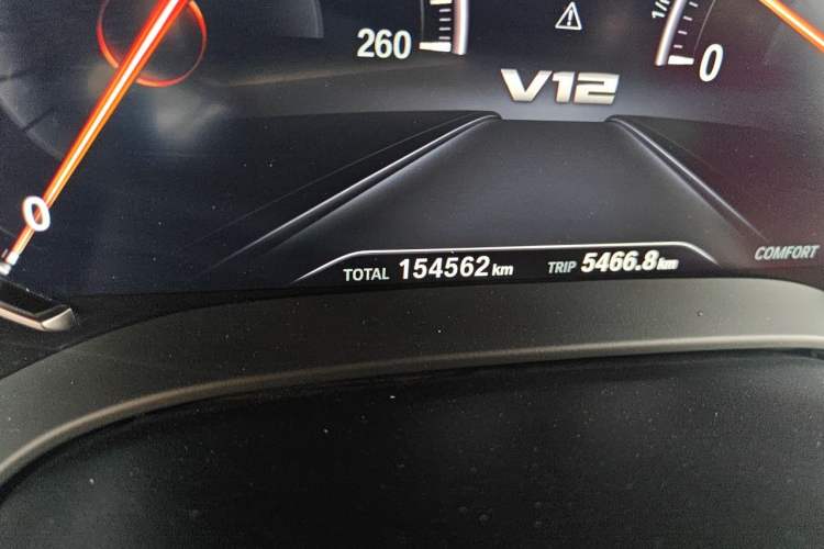 Used BMW 5 Series 2018 Facelifted 530Li xDrive M Sport Package Odometer Close Up