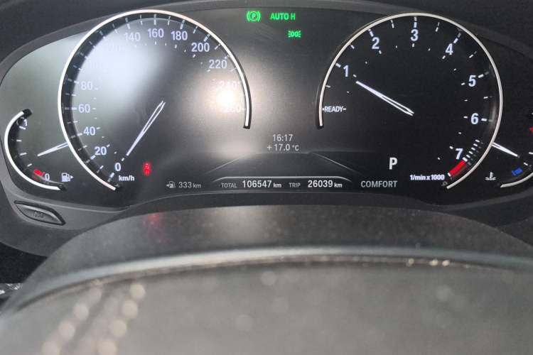 Used BMW 5 Series 2018 528Li Launch Special Edition Odometer Close Up