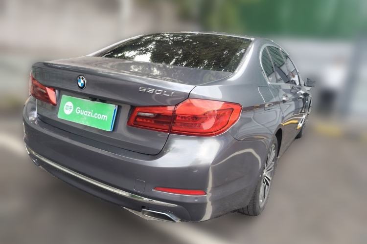 Used BMW 5 Series 2018 530Li Luxury Edition Premium Package Rear Right 45 Deg