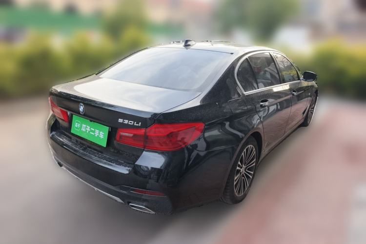 Used BMW 5 Series 2018 530Li Luxury Edition Premium Package Rear Right 45 Deg