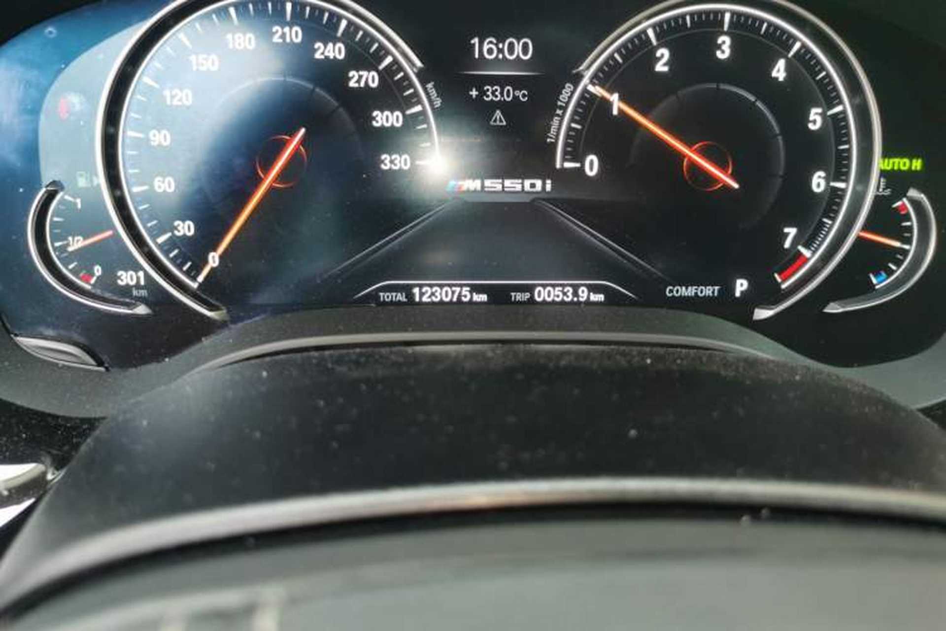 Used BMW 5 Series 2018 Revised Version 530Li Leading Edition Luxury Package Odometer Close Up
