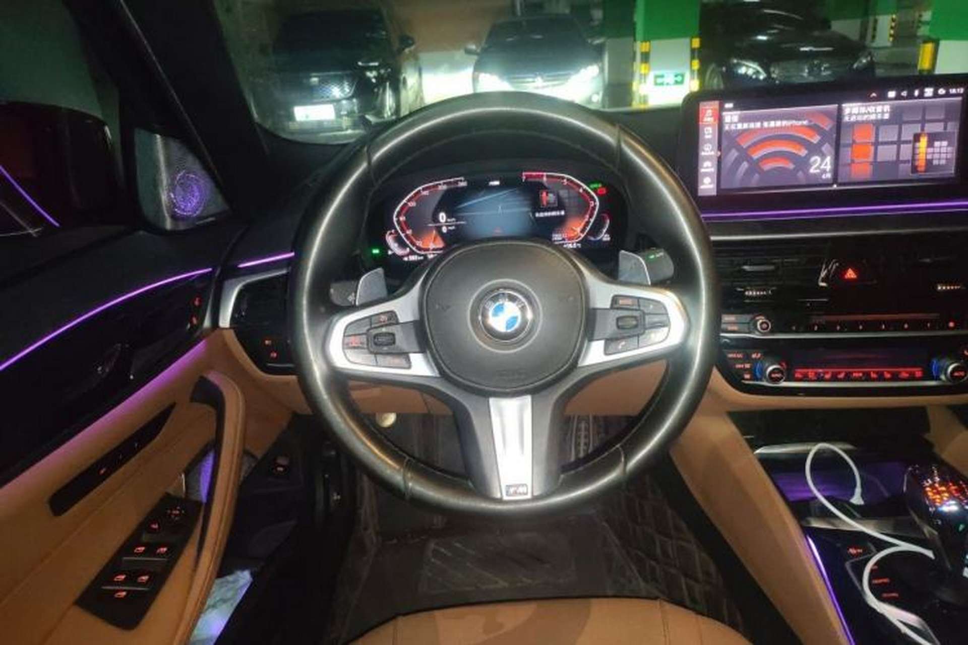 Used BMW 5 Series 2018 530Li Luxury Edition Premium Package Steering Wheel