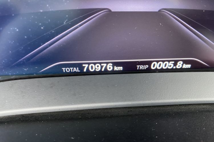 Used BMW 5 Series 2018 525Li M Sport Package Odometer Close Up