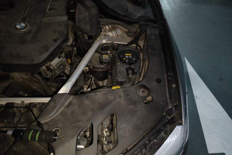 Used BMW 5 Series 2018 525Li Luxury Package Engine Bay Left
