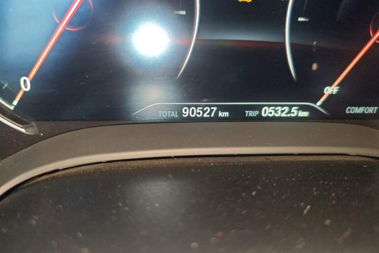 Used BMW 5 Series 2018 Revised Version 530Li Leading Edition Luxury Package Odometer Close Up
