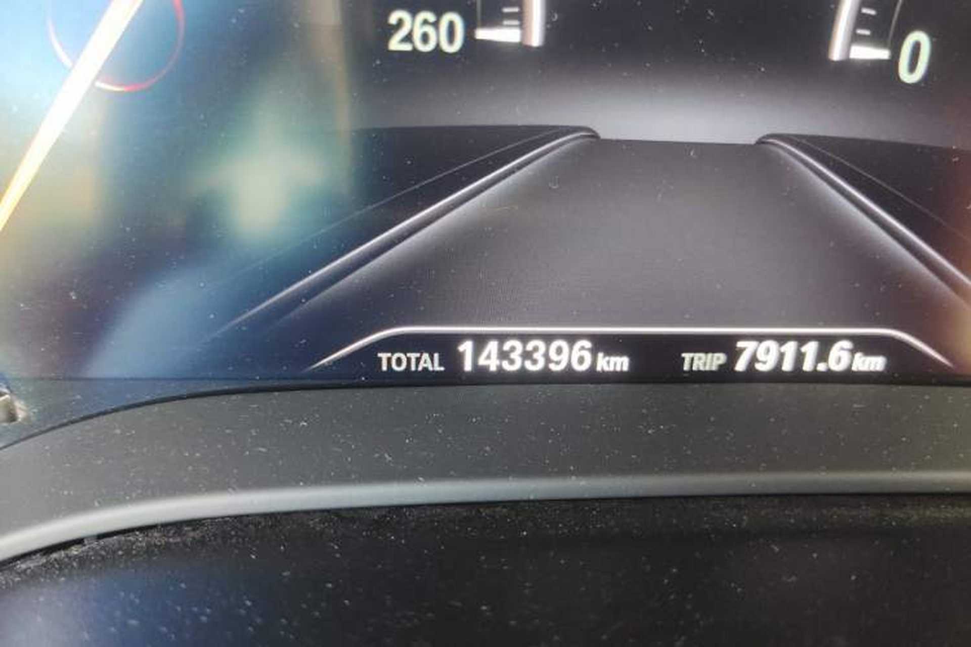 Used BMW 5 Series 2018 Restyled 530Li Luxury Edition M Sport Package Odometer Close Up